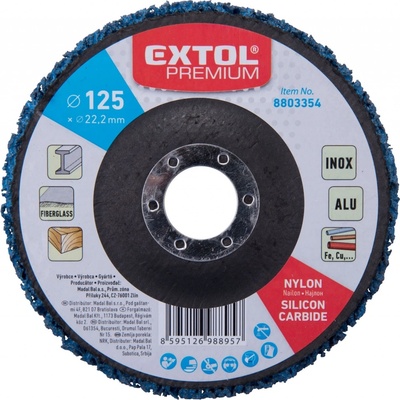 kotouč brusný nylonový, O 125x14mm, nylon/abrazivo SiC 8803354