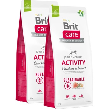 Brit Care Sustainable Activity Chicken & Insect 2 x 12 kg