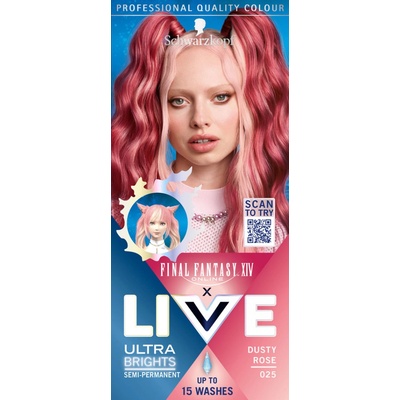 Schwarzkopf LIVE Ultra Brights or Pastel semi 025 Dusty Rose