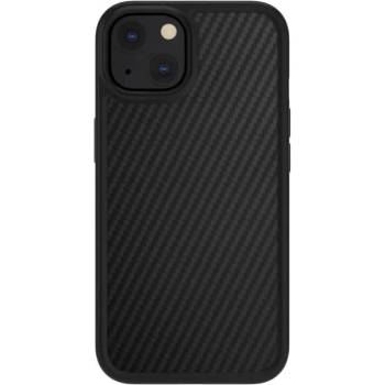 SwitchEasy AERO Plus Case - хибриден удароустойчив кейс за iPhone 13 (черен-карбон)