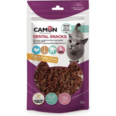 Camon Dental Snacks Hairball Cat Kura a jačmený slad 60 g
