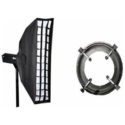 Elementrix SB35140TGR strip softbox s voštinou 35 x 140 cm s univerzálním držákem
