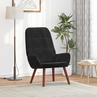 VidaXL 327661 relaxační černé samet