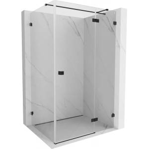 Mexen Lunar T душ кабина отваряема дясна 115 x 90 см, прозрачна, черна - 834T-115-090-70-00-P (834T-115-090-70-00-P)
