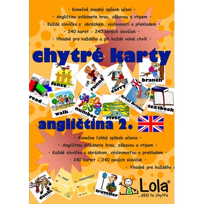 Chytrá Lola Chytré karty: Angličtina 2 – Hledejceny.cz