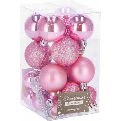 SPRINGOS A0131 Vianočné gule na stromček 25 ks C