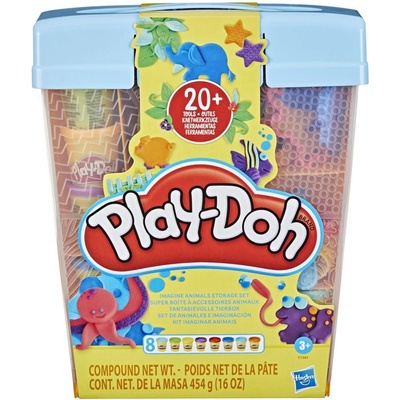Hasbro Комплект с моделин Play-Doh - Imagine Animals (F7381)