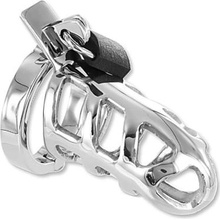 Slave4master Brutal Chastity Cage 50 mm ocelový pás cudnosti pro muže