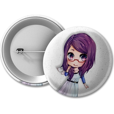 Tokyo Ghoul placka Chibi Rize 50 mm