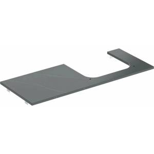 Geberit Плот за мивка Geberit One с десен изрез, тип черен мрамор 120 см (505.155.00.2)