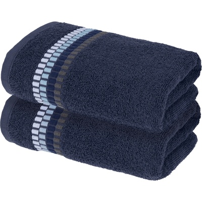 Livarno froté ručník 50 x 100 cm 2 ks tmavě modrá – Zboží Mobilmania