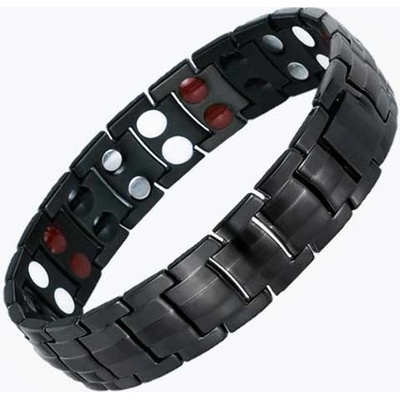 Steel Edge Magnetický náramek z chirurgické oceli WJHB717 Černá