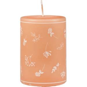 Unipar Оранжева свещ , време на горене 48 часа Fleur - Unipar (Fleur Orange Pillar 70x100)