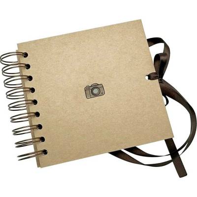 Baloušek - mini scrapbook Fotoaparát, 13 × 13 cm, kraftový