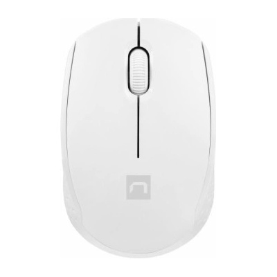Myš Natec STORK/Kancelářská/Optická/1 600 DPI/Bezdrátová USB/Bílá
