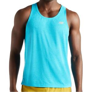New Balance Мъжки потник с широка презрамка New Balance Athletics Tank Tank top - Blue - размер M (217-0519-0313)