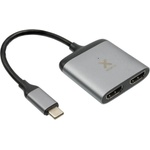 Xtorm Адаптер A-solar - Xtorm XC202, USB -C/2x HDMI, сив (XC202)