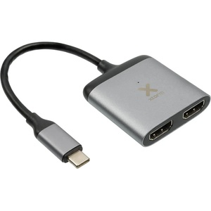 Xtorm Адаптер A-solar - Xtorm XC202, USB -C/2x HDMI, сив (XC202)