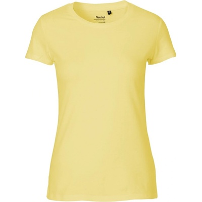 Neutral Dámské tričko Fit z organické Fairtrade bavlny Dusty yellow