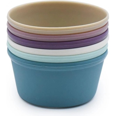 Melii Комплект силиконови купички Melii - Multicolor, 6 х 83 ml (ML40010)
