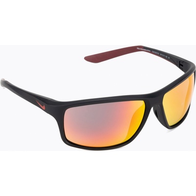 Nike Слънчеви очила Nike Adrenaline 22 M матово черно/университетско червено/сиво с червени лещи