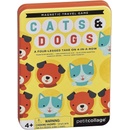 Deskové hry Petitcollage Magnetická hra Kočky a psi