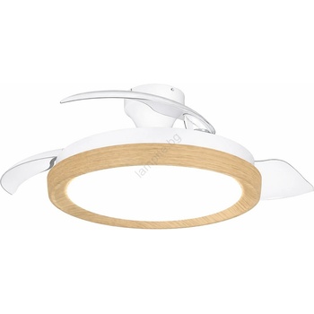 Philips - Димируемо LED таванно осветително тяло с вентилатор BLISS LED/35W/230V кафяво + дистанционно управление (P7324)