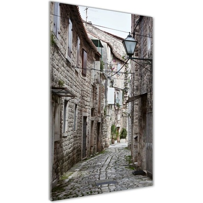Vertikálny foto obraz fotografie na skle Ulička Chorvátsko 50x100 cm