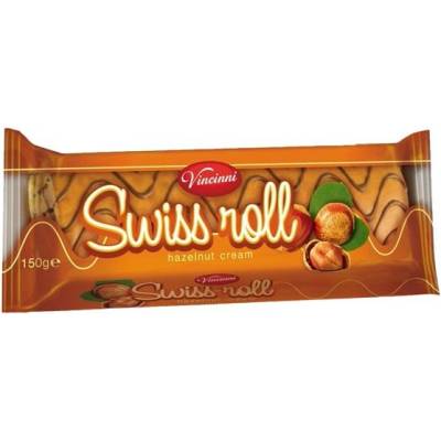 Makprogres Vincinni swiss roll orieškový 150 g