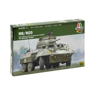 Italeri Italeri: Модел на брониран автомобил M8/M20, 1: 56