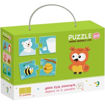 Image 1 of dodo - Пъзел DUO - Къде живеят животните