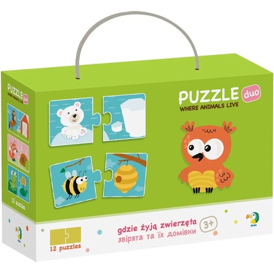 dodo - Пъзел DUO - Къде живеят животните