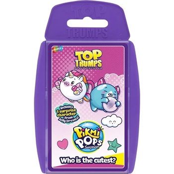 Winning Moves Игра с карти Top Trumps - Pikmi Pops (WM35934)
