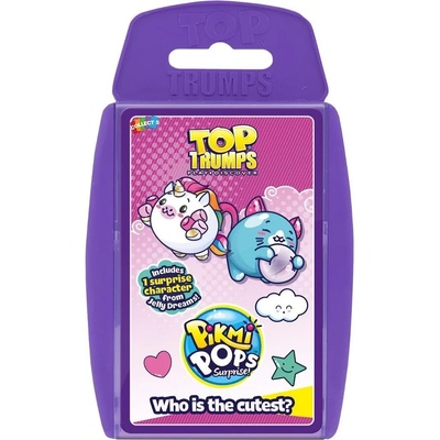 Winning Moves Игра с карти Top Trumps - Pikmi Pops (WM35934)