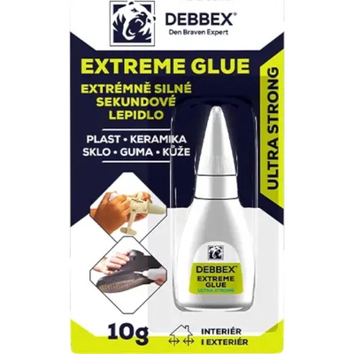 Debbex Sekundové lepidlo EXTREME GLUE 10 g