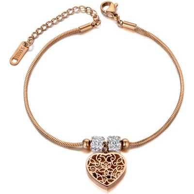 Victoria Filippi Stainless Steel ocelový Millie Gold srdce chirurgická ocel NRB19119-1/25 Zlatá