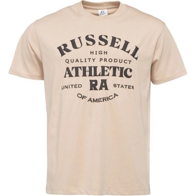 Russell Athletic Product OF AMERICA pánské tričko béžová