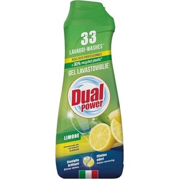 Dual Power All in1 Lemon Gél do umývačky riadu 660 ml