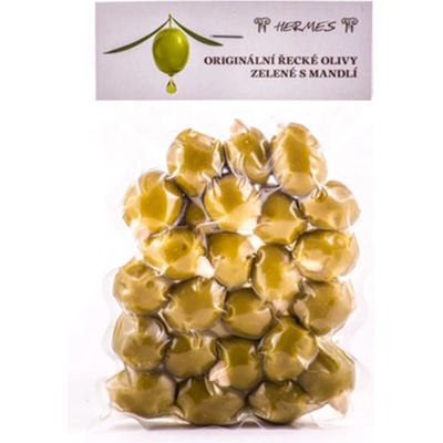 Hermes Zelené olivy s mandľou 150 g