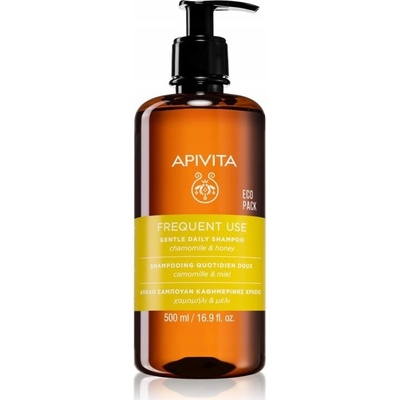 Apivita šampon pro časté použití s heřmánkem a medem 500 ml