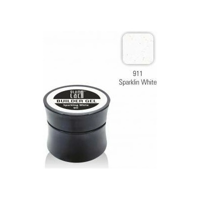 GlamLac stavební Uv Led gel Sparkling White 15 50ml