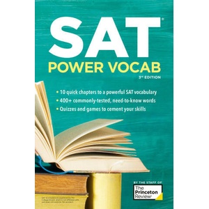 SAT Power Vocab, 3rd Edition: A Complete Guide to Vocabulary Skills and Strategies for the SAT (2023)