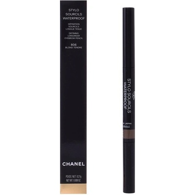 Chanel Stylo Sourcils Waterproof vodeodolná ceruzka na obočie s kefkou 808 Brun Clair 0,27 g