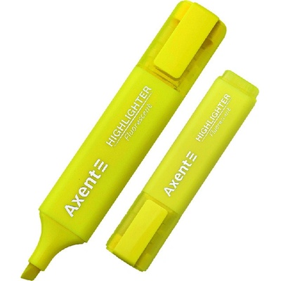 AXENT Текстмаркер Axent 2537 1-5 mm Жълт неон (1605064-59-2537-08-A)