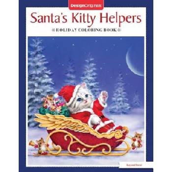 Santa's Kitty Helpers Holiday Coloring Book | Kayomi Harai