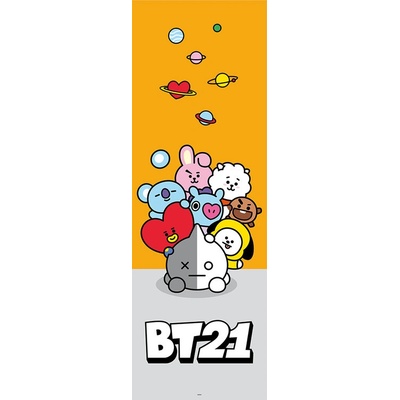 Plakát, Obraz - BT21, 53 × 158 cm