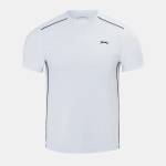 Slazenger Тениска Slazenger Men's Tennis Tech Short Sleeve Performance T-Shirt - White