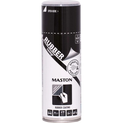 MasRUBBERcomp 400 ml čierna matná