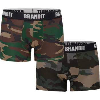 BRANDIT Мъжки боксерки (комплект 2 парчета) BRANDIT - 4501-woodland+dk. camo