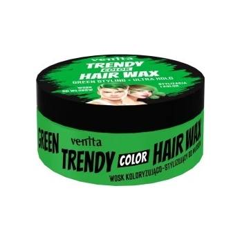 Venita Trendy Color Hair Wax barevný vosk na vlasy zelený 75 ml